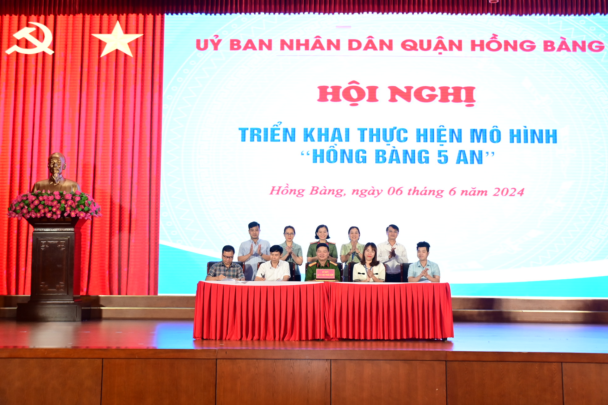Quận Hồng Bàng triển khai mô hình “Hồng Bàng 5 an”